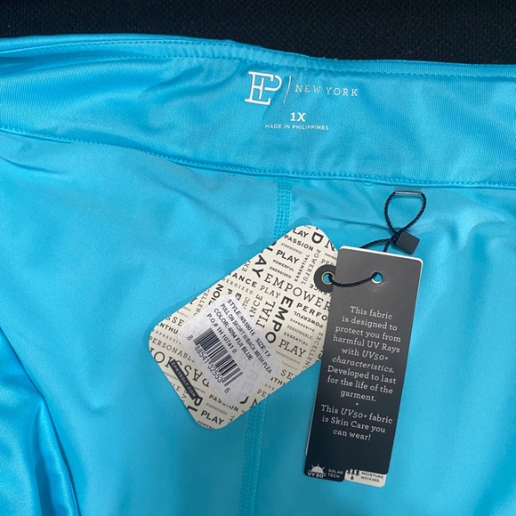 PLUS EP New York Knit GOLF SKORT with back mesh pleat detail - NWT!  Sixe 1X - - Picture 5 of 6